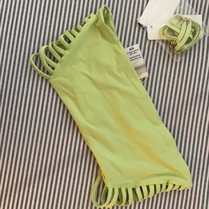 NWT L*Spce Kit bikini top in mojito